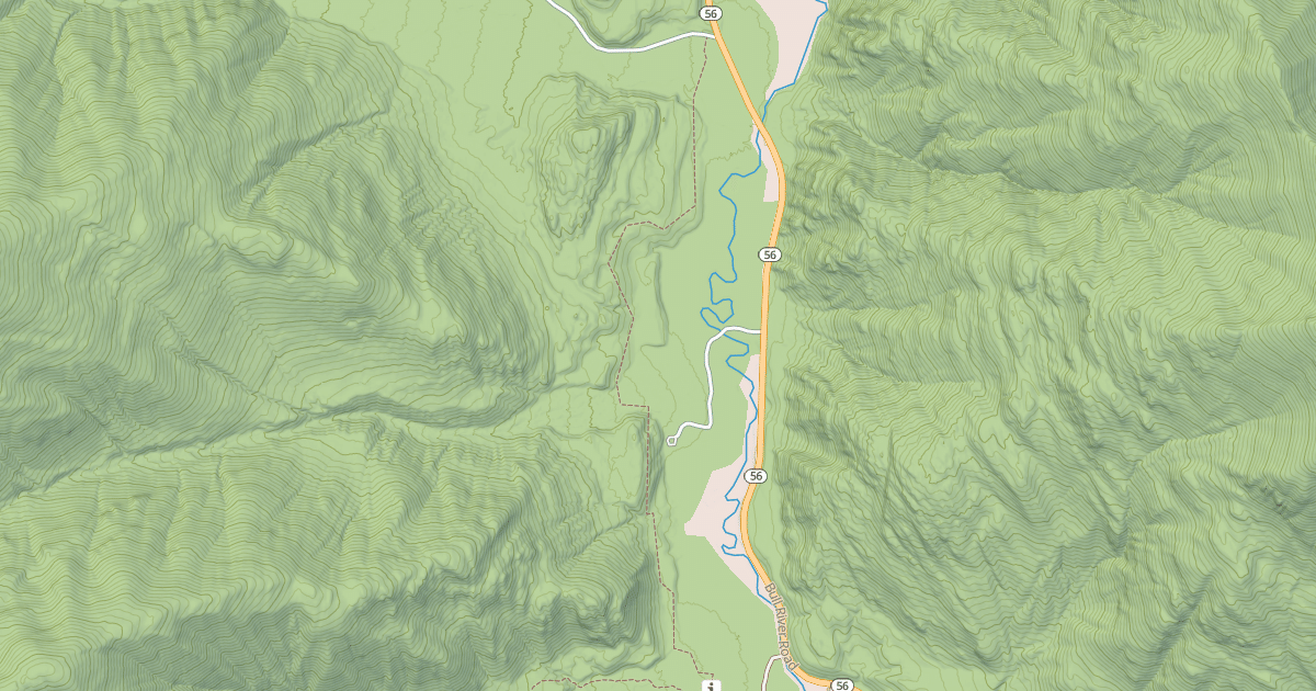 Map preview of Dry Creek