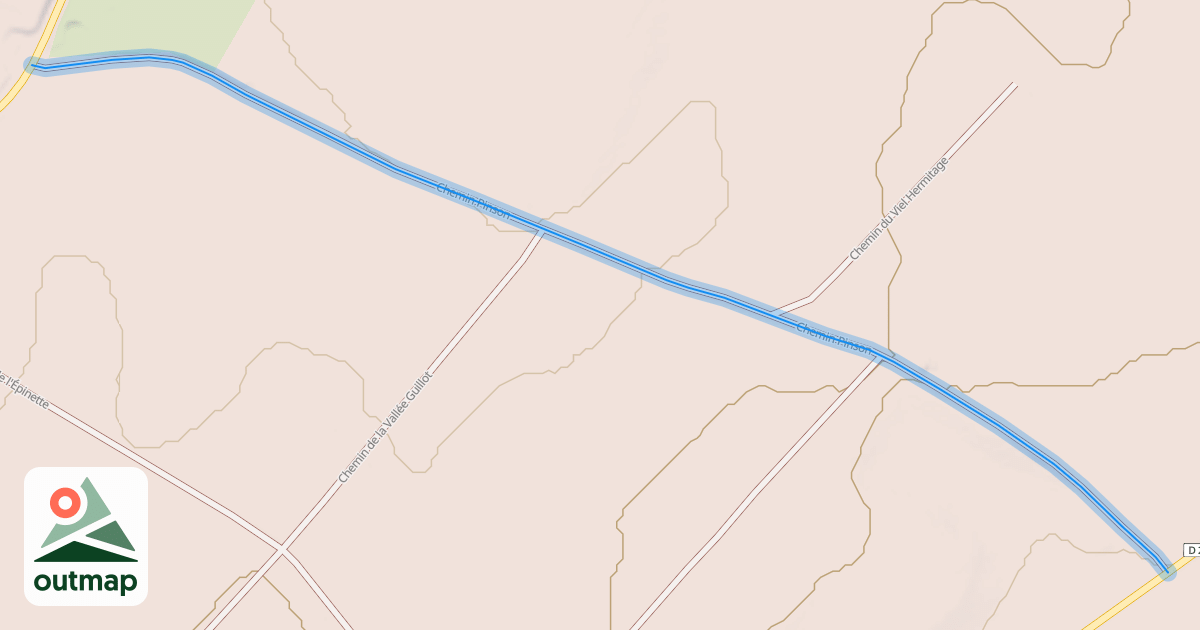 Map of Chemin Pinson