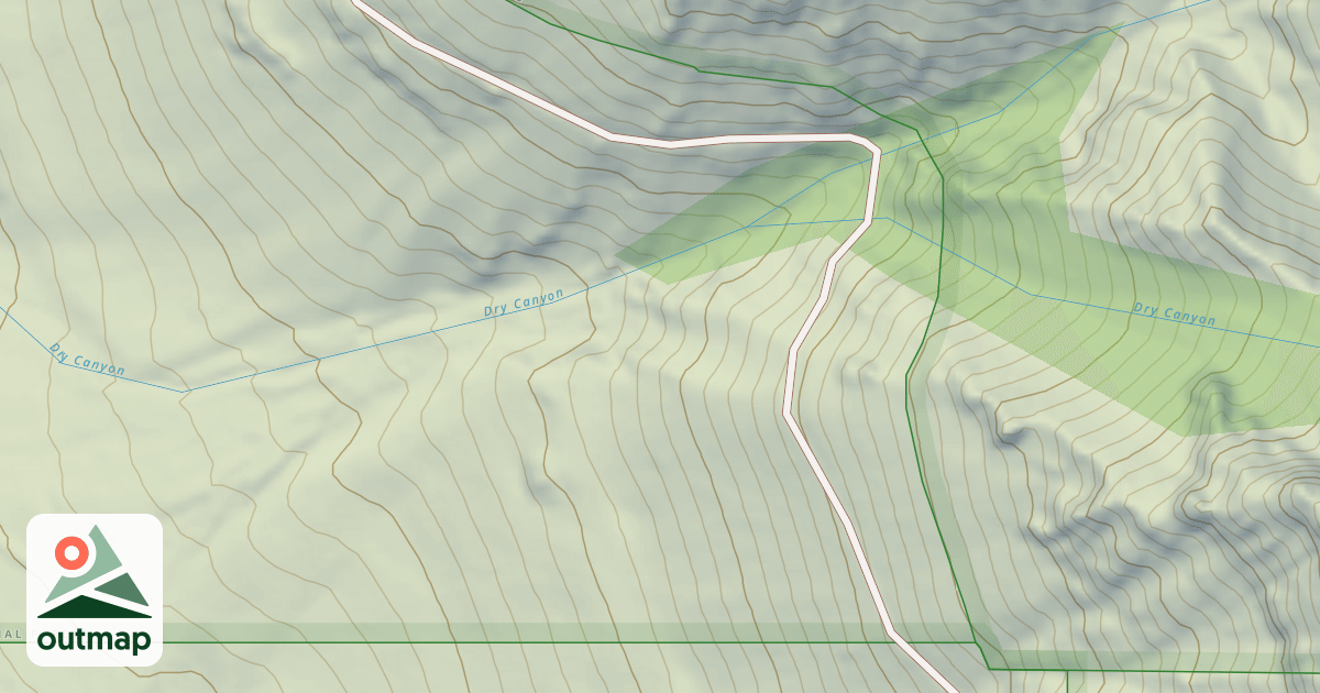 Map of COPPER BLOSSOM MINE 4X4
