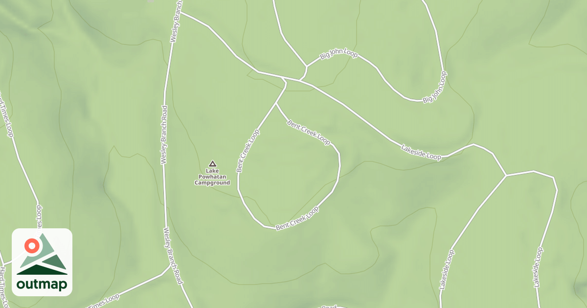 Map of BENT CR LOOP