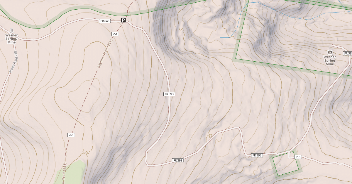Map preview of WESNER SPR/MINE