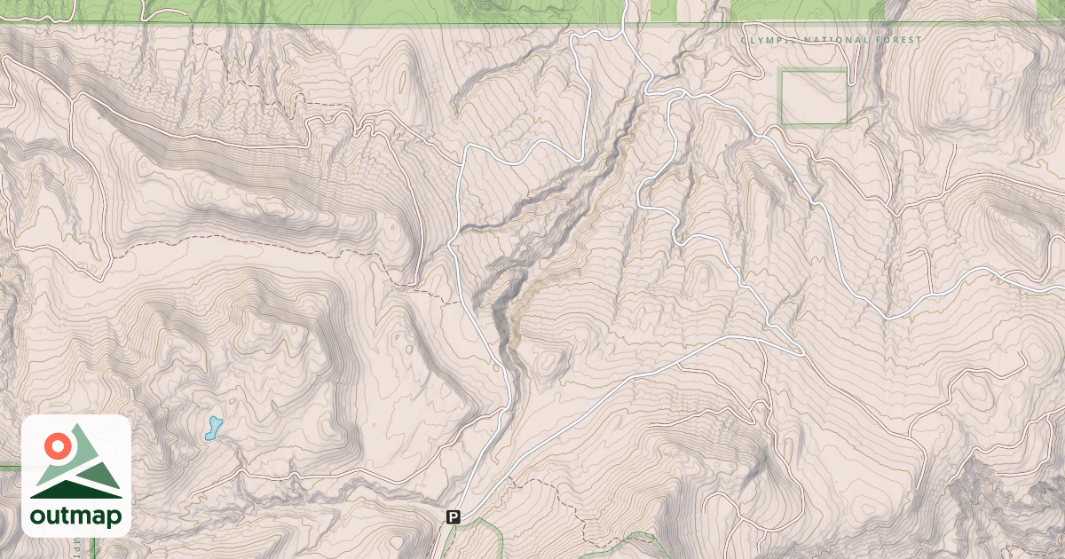 Map of SLAB CAMP/DEER RIDGE TH