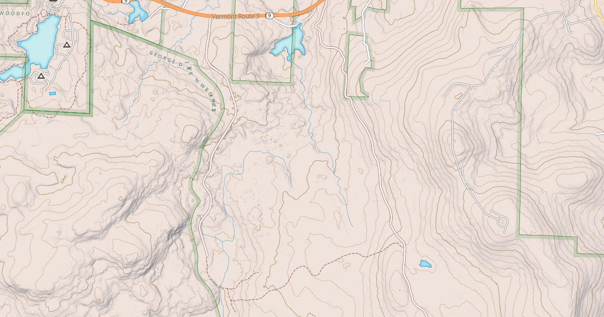 Map preview of Yaw Pond