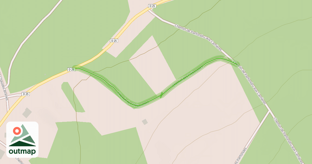 Map of Chemin des Frébousses