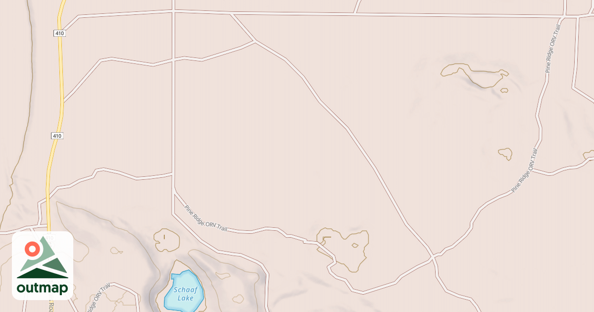Map of Pine Ridge Trail