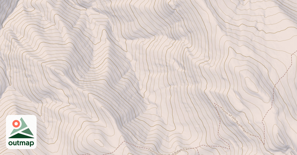 Map of South Fork Fall Creek