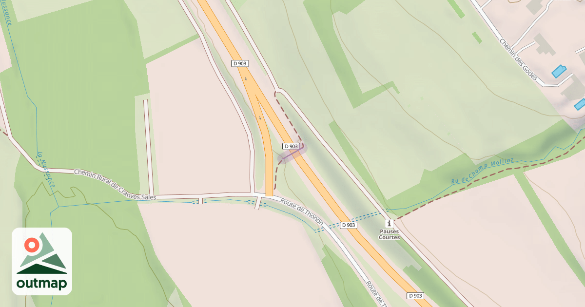 Map of Passage des Clus