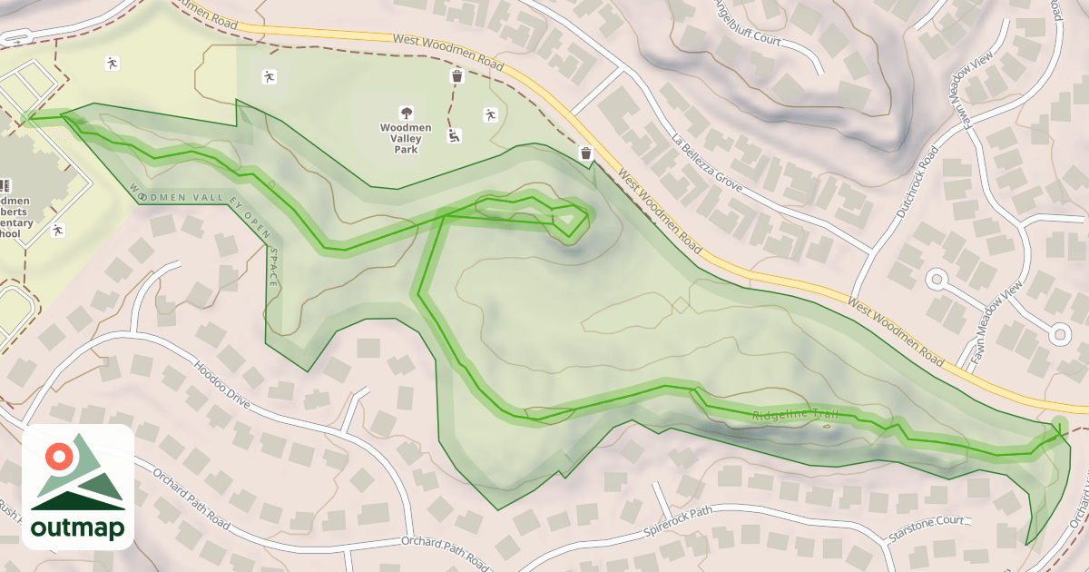 Map of Ridgeline Trail