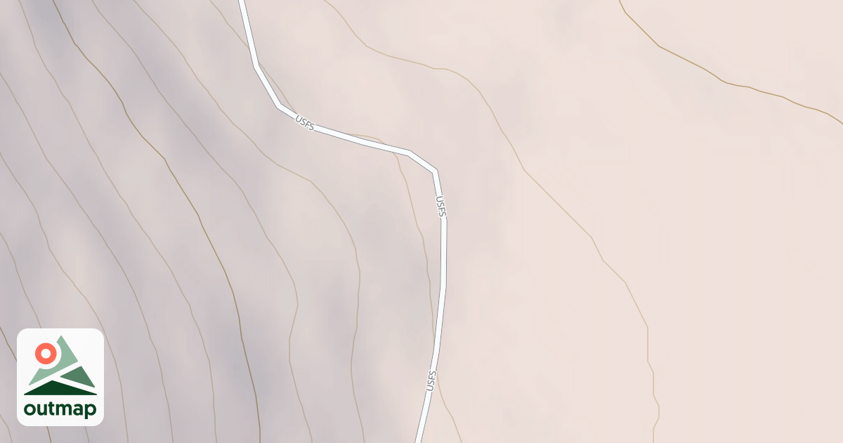 Map of Lower Cone Road