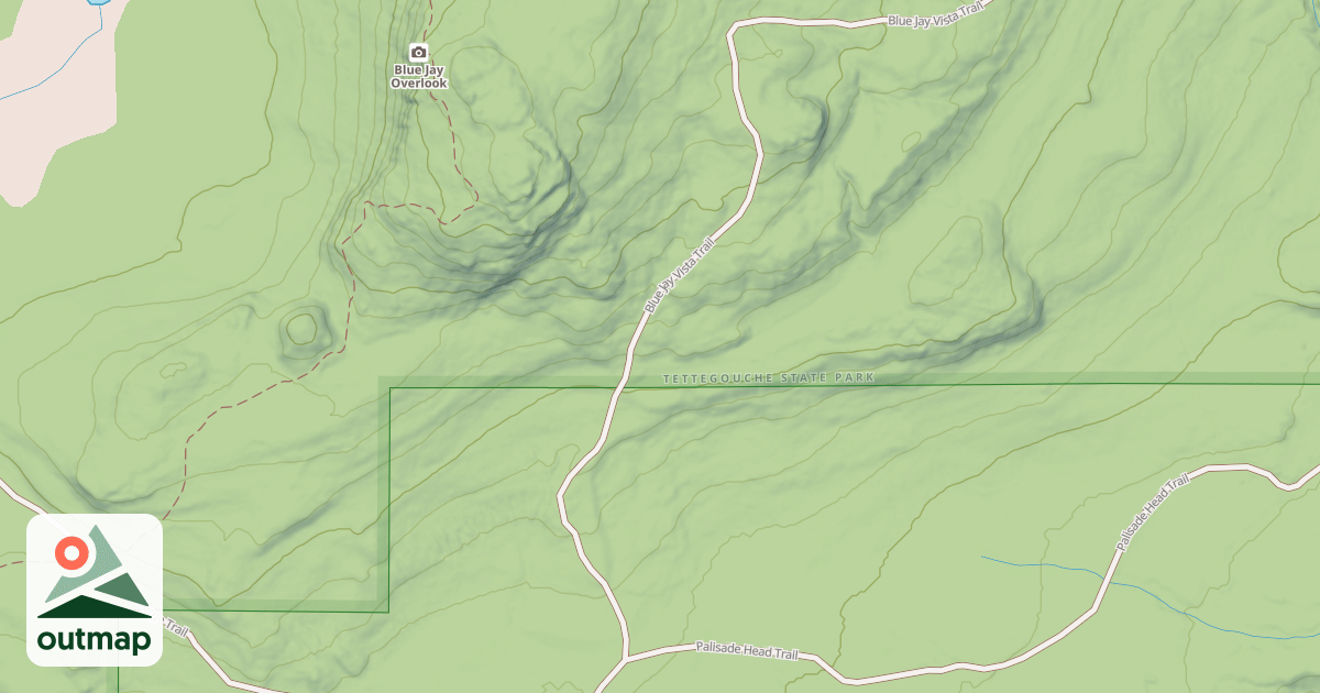 Map of Red Dot Trail