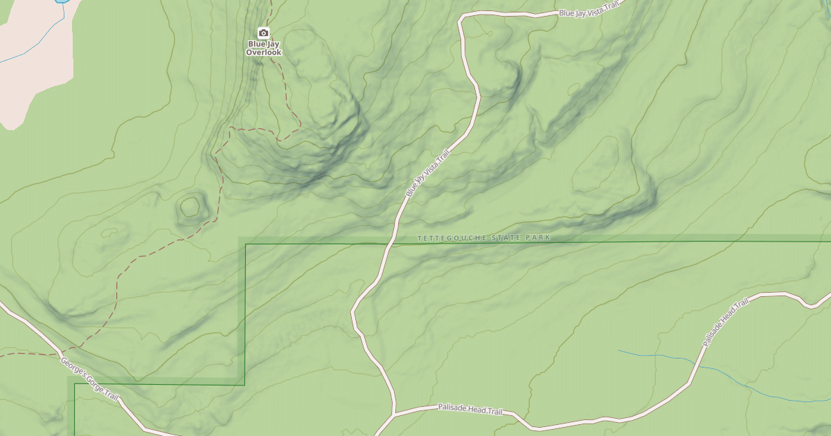 Map preview of Red Dot Trail