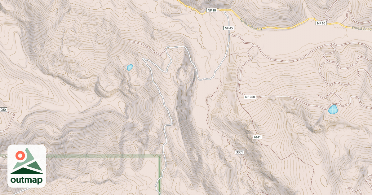 Map of 45 Road