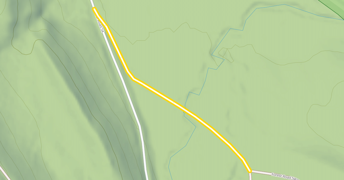 Map preview of Forest Road 5400-420