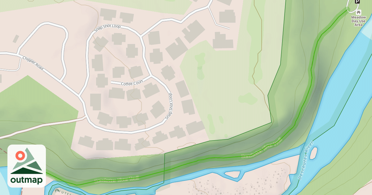 Map of Deschutes River Trail