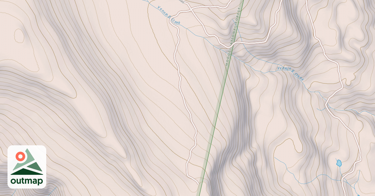Map of FANDAGO EAST SPUR