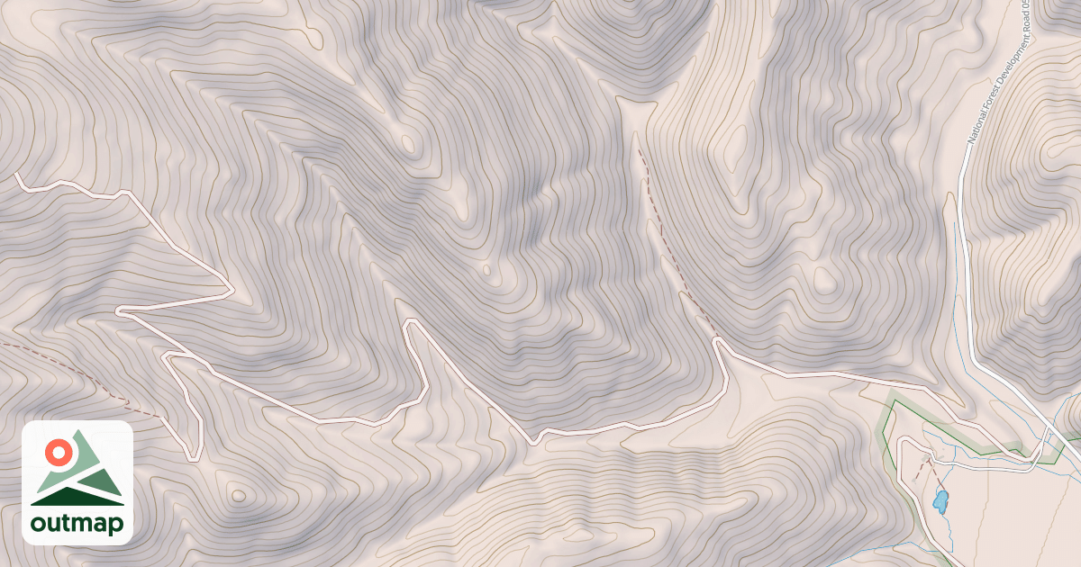 Map of ALDER CR.