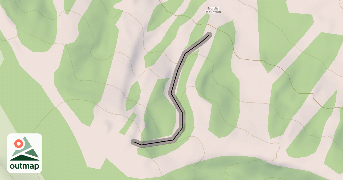 Map of Nordy's Narrows