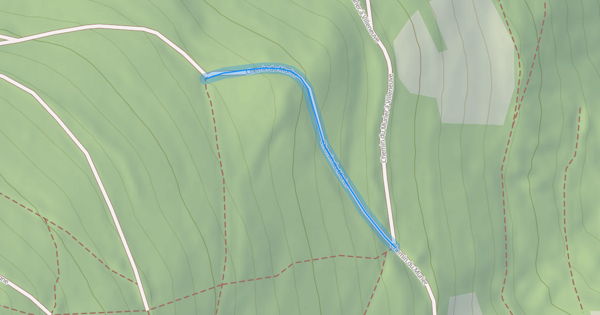 Map preview of Chemin du Murier