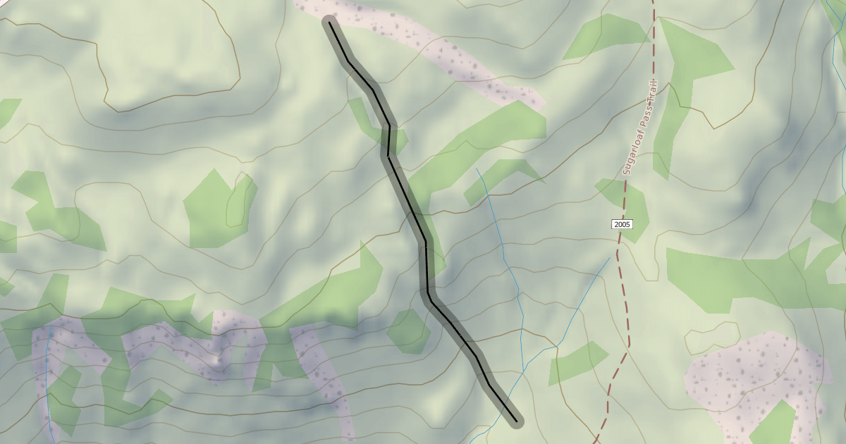 Map preview of Split Rock Gully