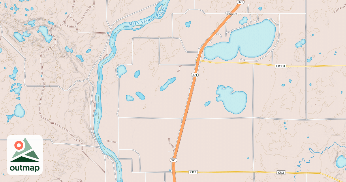 Map of Fort Ripley Trails