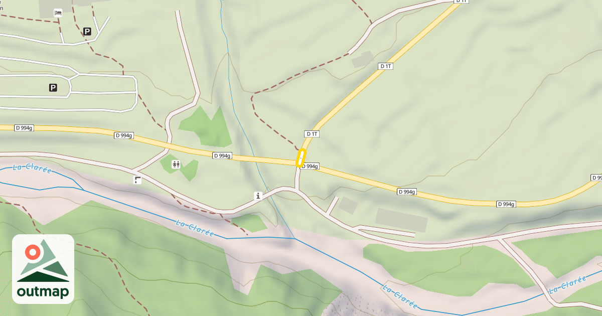 Map of Col de l'Échelle