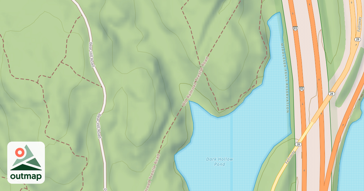 Map of Mountain Bike