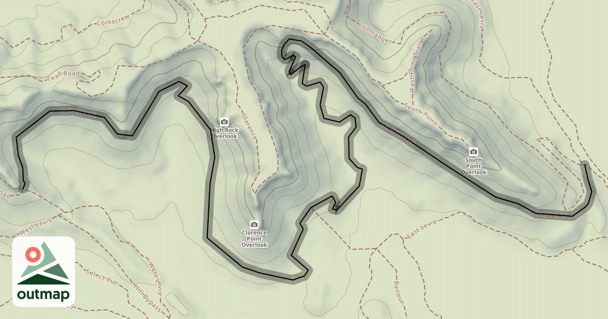 Map of Switchback