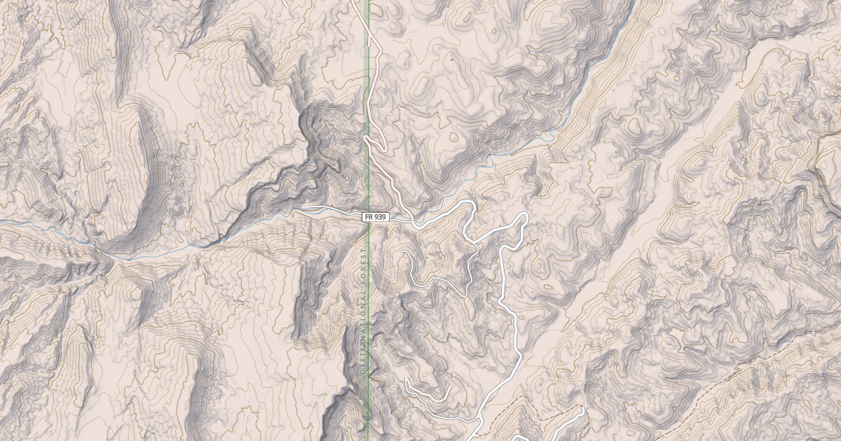 Map preview of BLM National GTLF Public Motorized Roads 27ac3907-4011-41be-b7d9-972d96578aaf