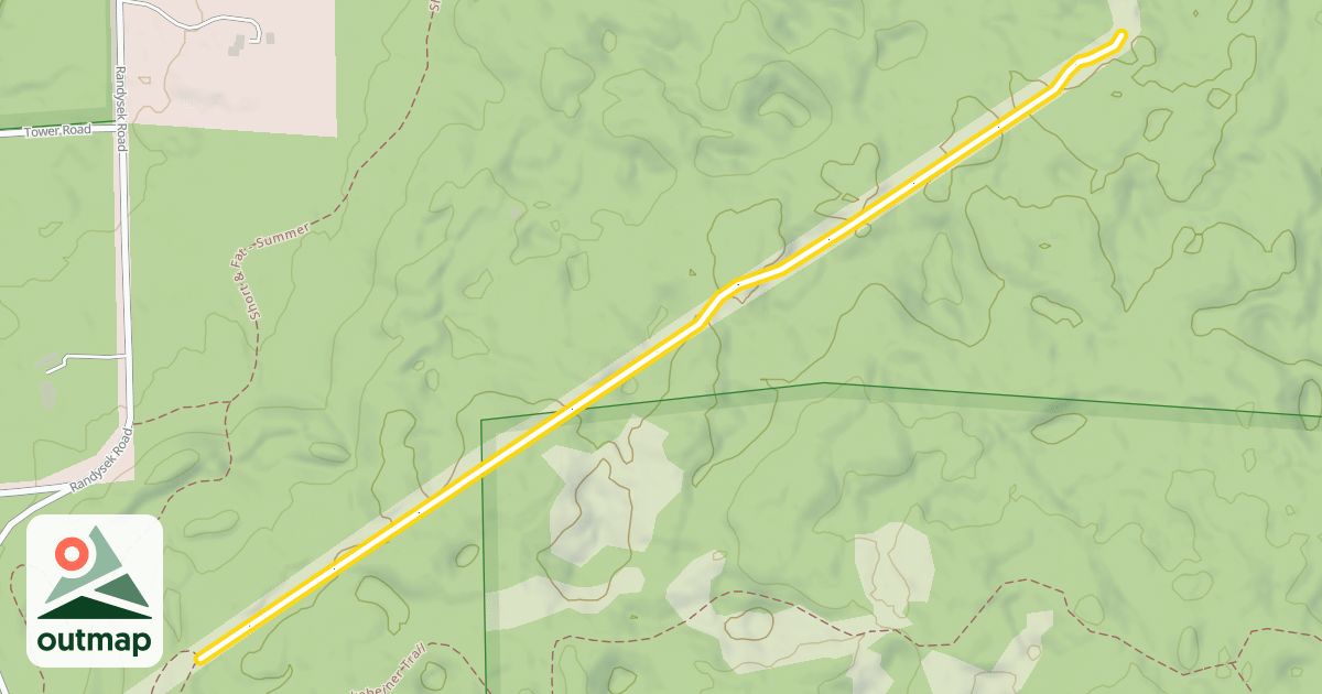 Map of Birkebeiner Trail