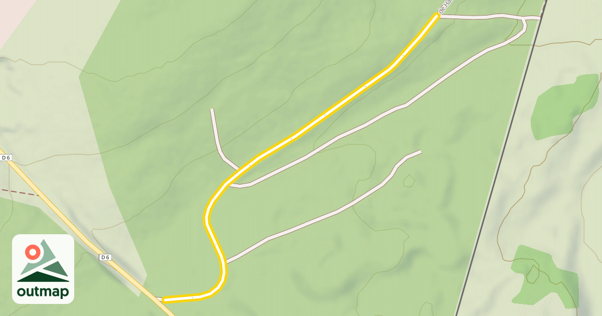 Map of Chemin du Crêt de Haute-Joux