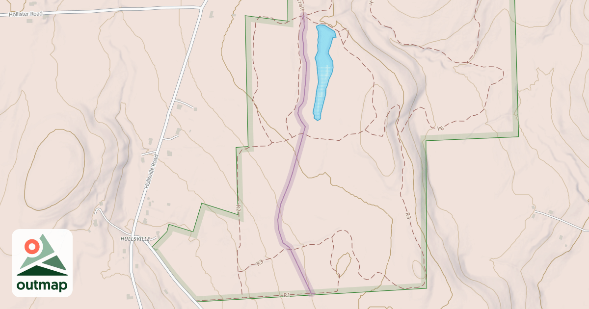Map of Snowmobile Trail