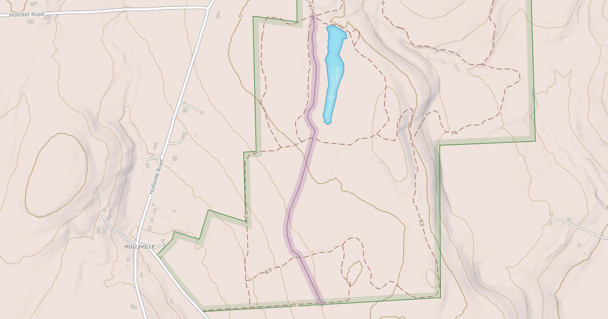 Map preview of Snowmobile Trail