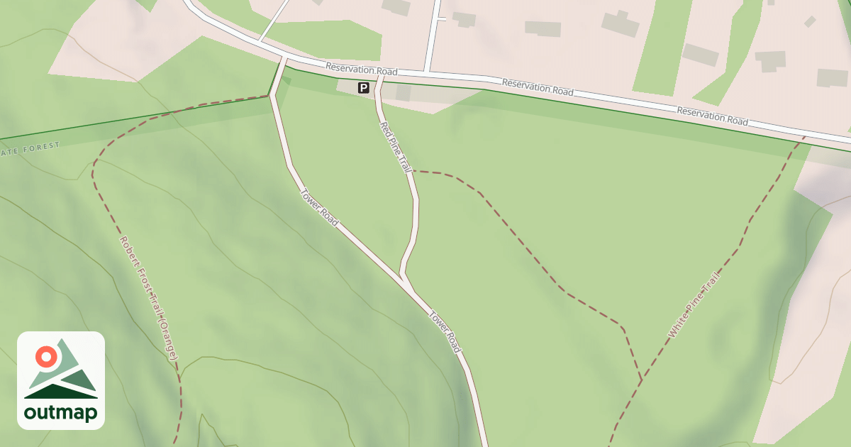 Map of Red Pine Trail