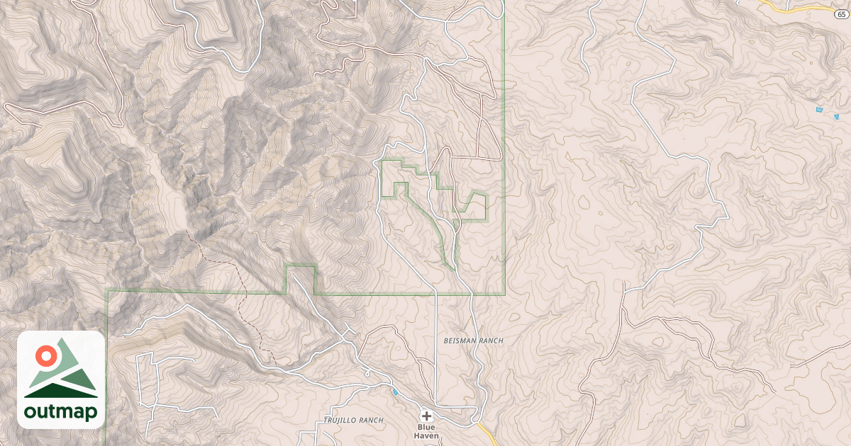 Map of MINERAL HILL