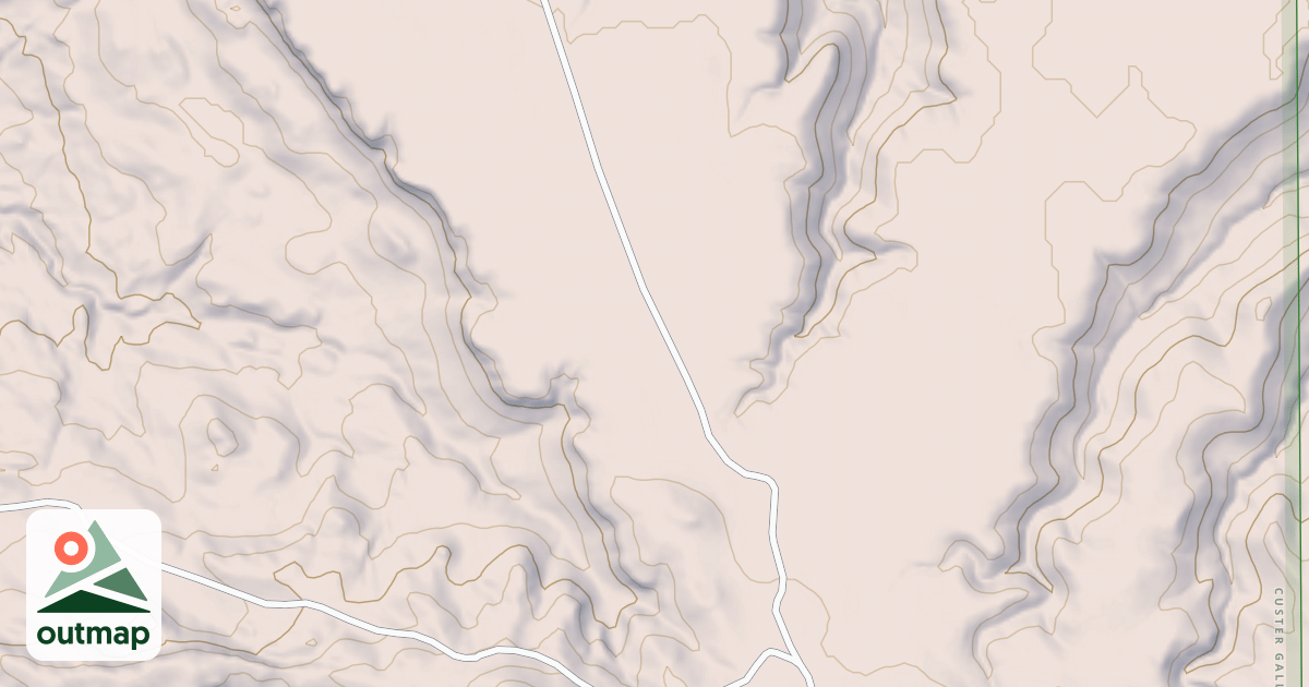 Map of W SHORT PINES