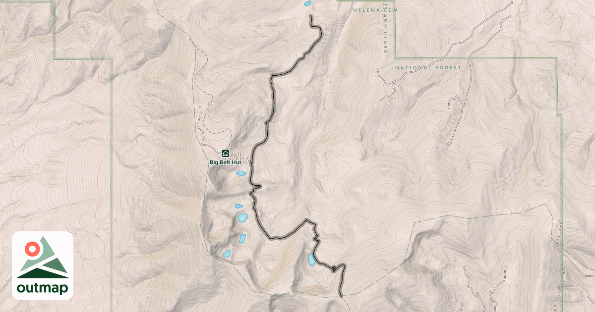 Map of Trail 150