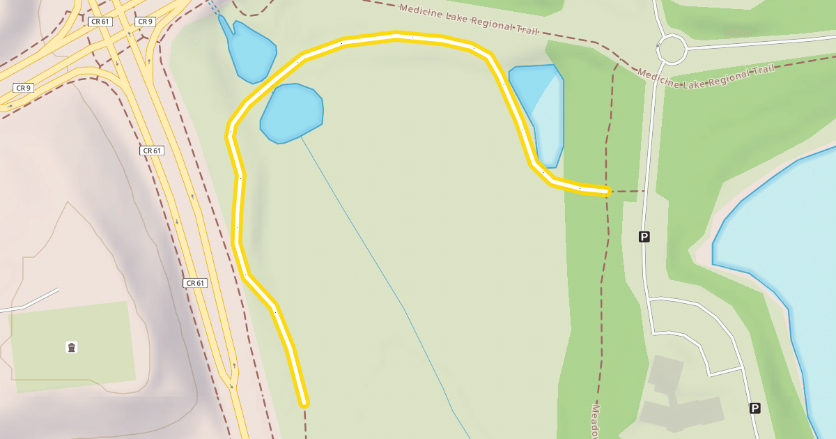 Map preview of Meadow Trail