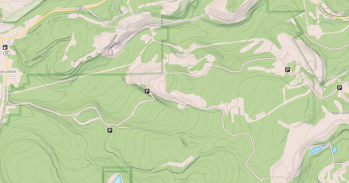 Map preview of Snowmobile Route