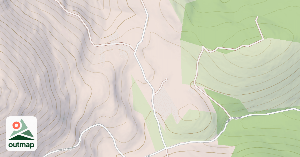 Map of POLE CREEK BENCH