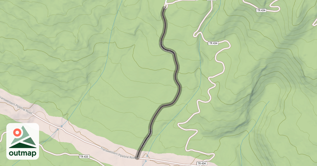Map of Yo Mama Trail