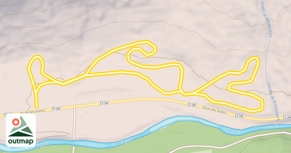 Map of L'Adret
