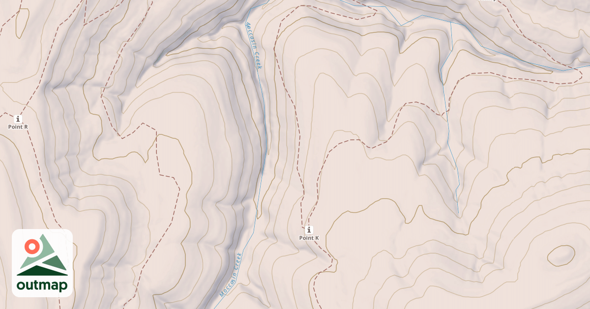 Map of Mg Stave Mill Falls