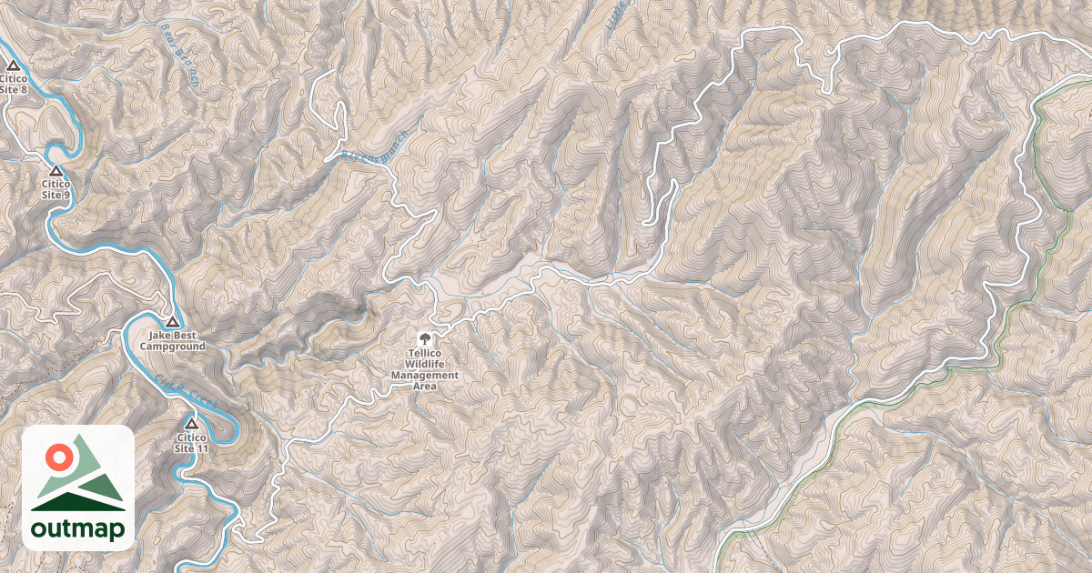 Map of DOUBLECAMP-JAKE BEST