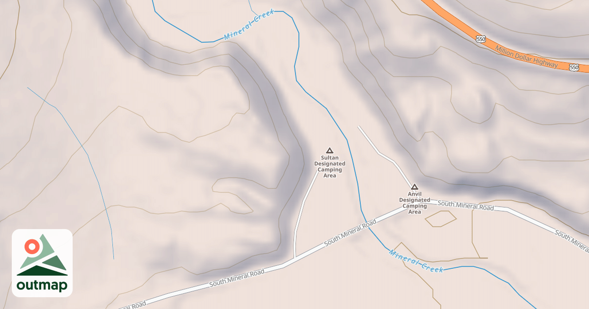 Map of SULTAN DISPERSED CG