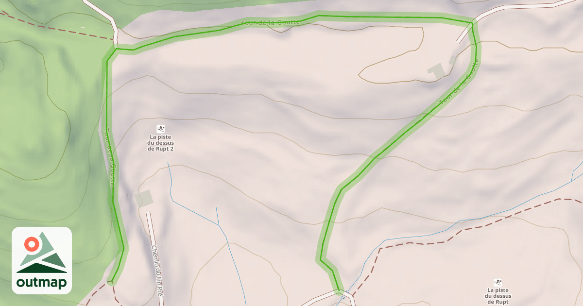 Map of Tour de la Goutte