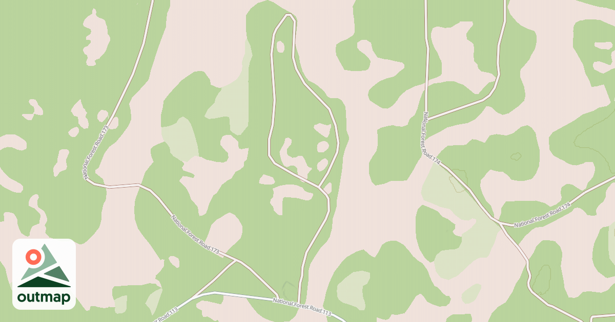 Map of USFS National Forest System Roads {9DC20789-1E22-4E62-A7B1-0E61DC761626}