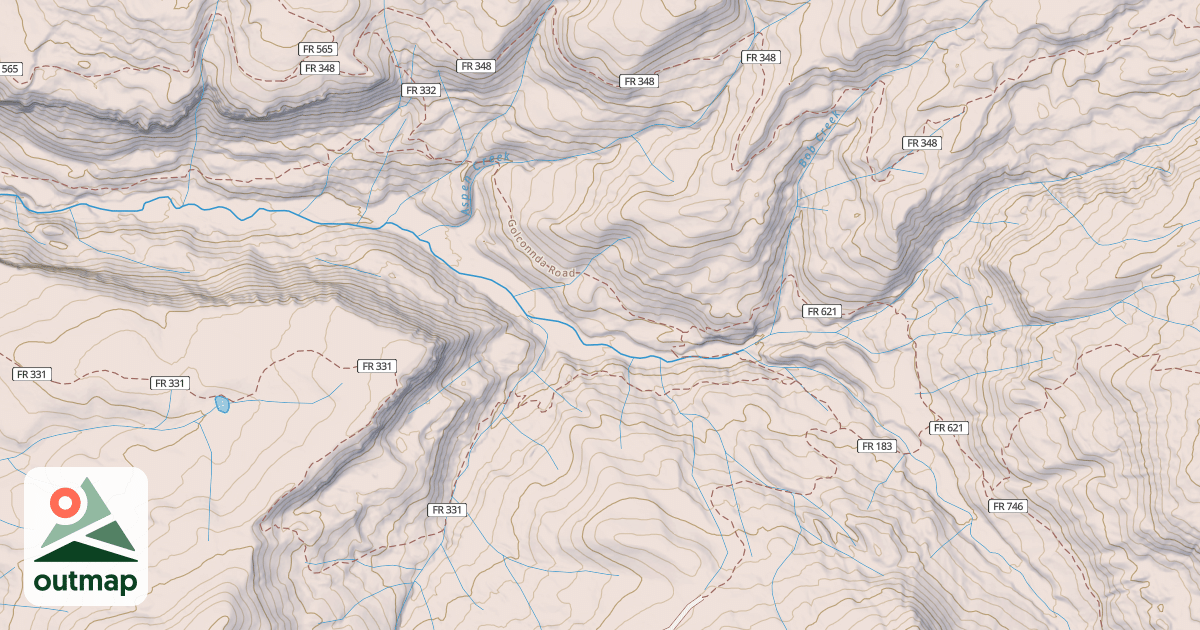 Map of GOLCONDA