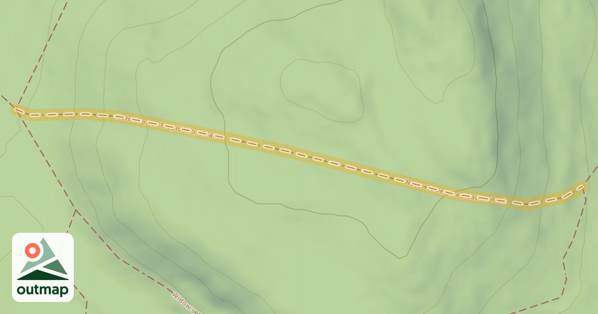 Map of Water Tower Trepidation Trail
