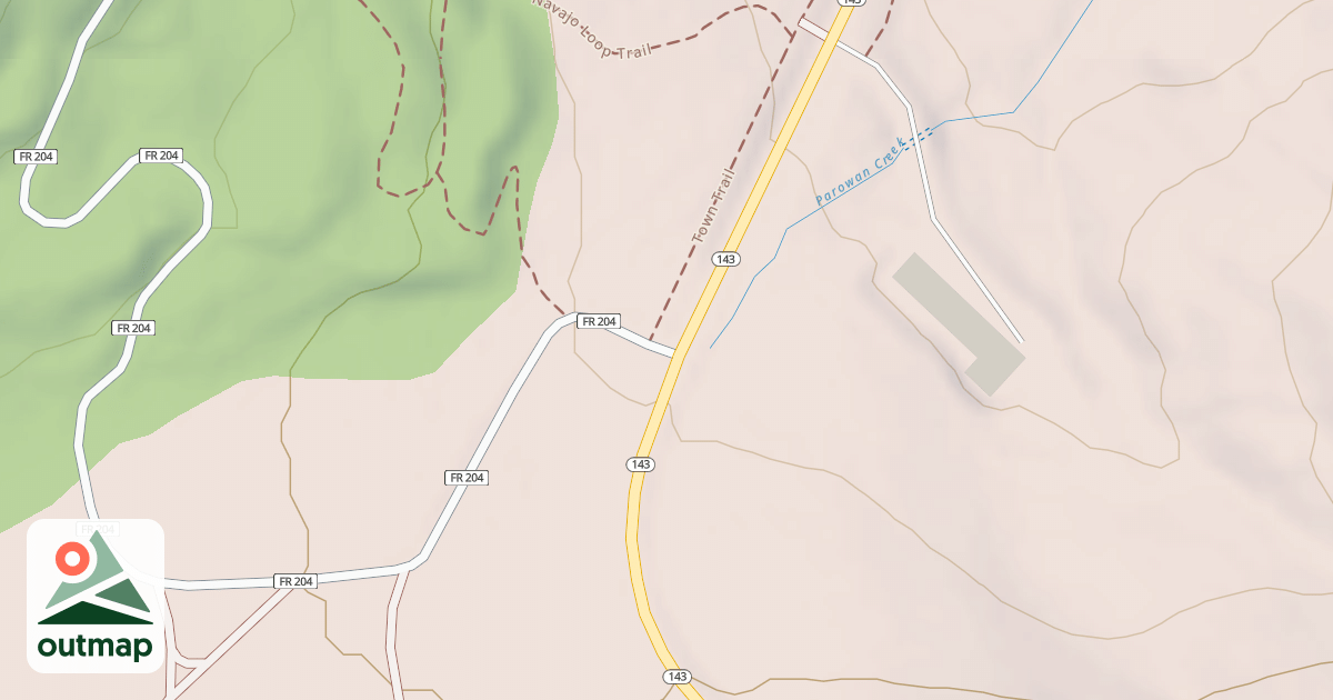 Map of Navajo Point