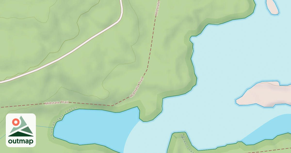 Map of Midstate Trail